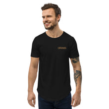 Load image into Gallery viewer, OBSIDIANUS Men's Curved Hem T-Shirt

